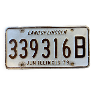 Illinois Plate 339 316B