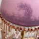 Pair of pampille bedside lamps