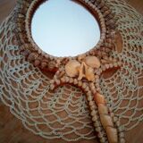 Shell hand mirror 35x19cm