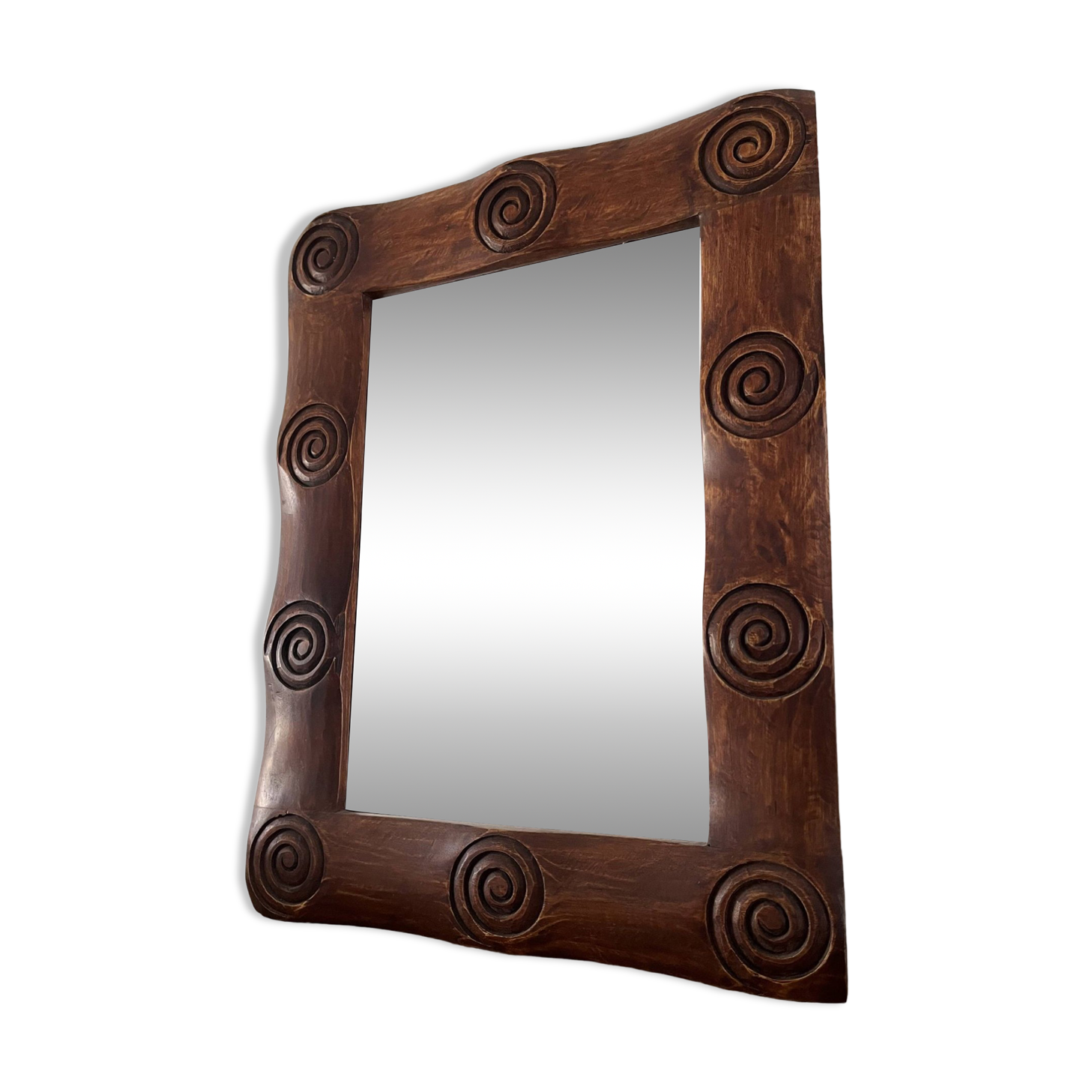 Miroir ethnique en bois