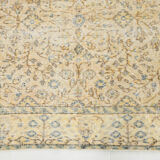 5x8 beige yellow tones turkish rug 247x152cm