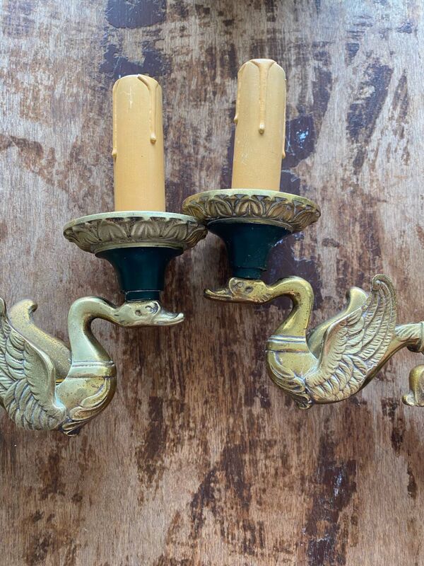 Paire d’appliques murales Lucien Gau 166