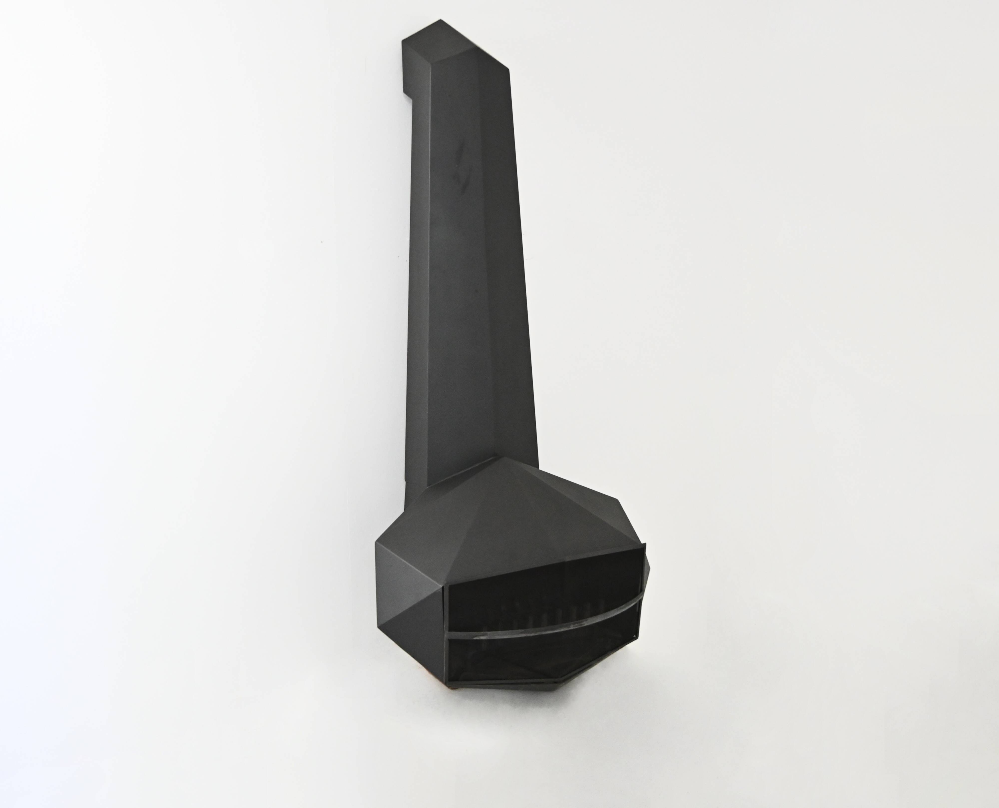 Wall-mounted fireplace "Diamond" by Don Bar, 1970s
