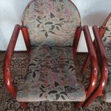 Suite de 4 chaises vintage 1960 Baumann