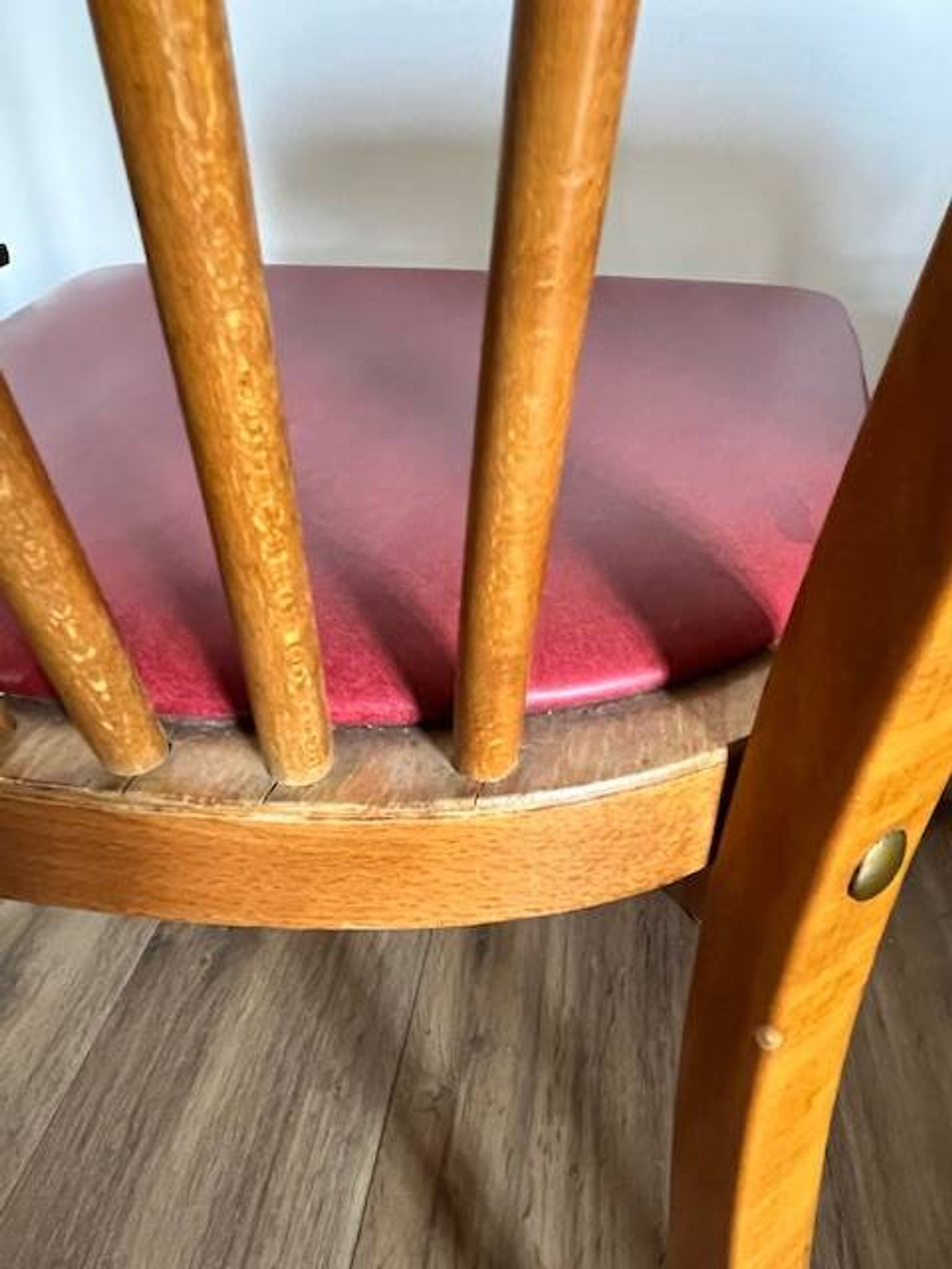 Set of 4 mismatched chairs