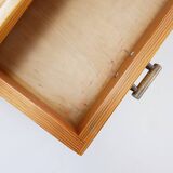 Vintage 5 Drawer Chest of Drawers with brass handles