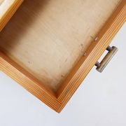 Vintage 5 Drawer Chest of Drawers with brass handles