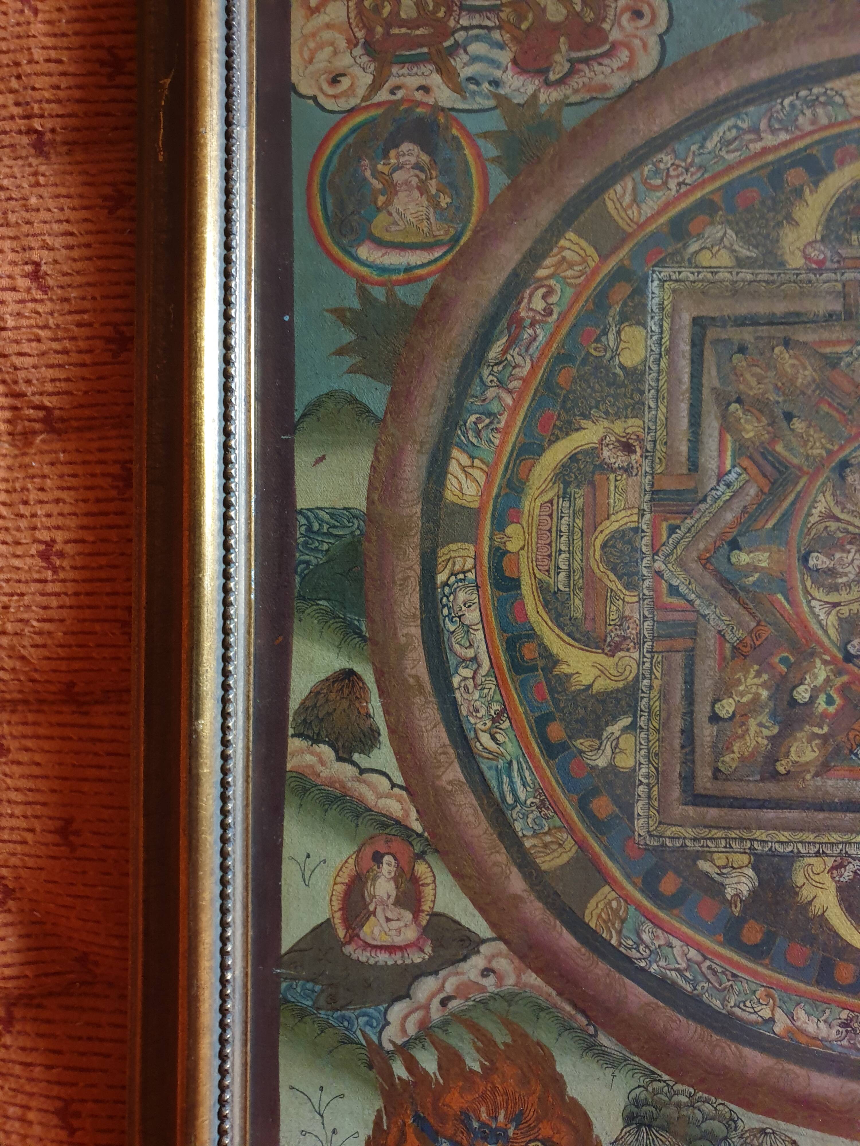 Thangka from Tibet mid-20th century