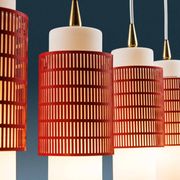 Set of vintage ceiling lights in metal, glass and brass, Italy, 1960s.