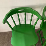 Pair of 1970s bistro chairs