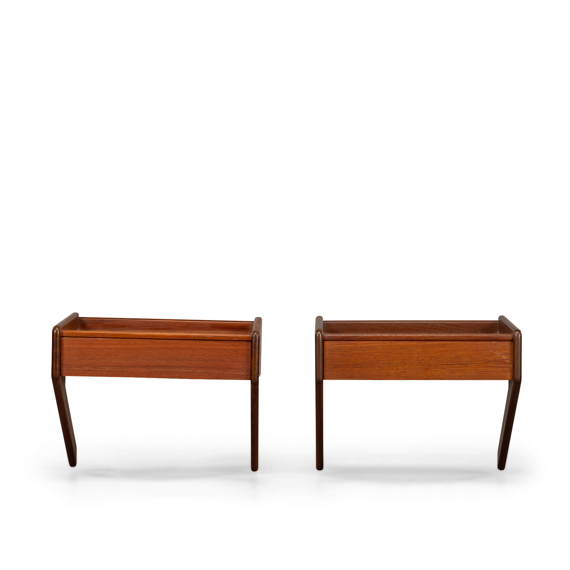 Bedside tables Model 79 in teak by Olhome, 1960s