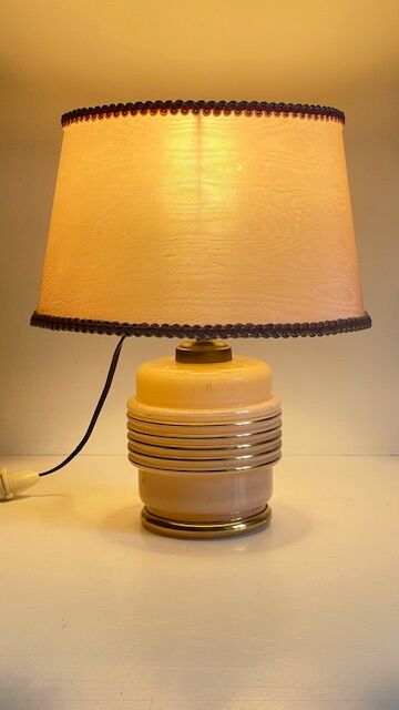 Clichy Glass Art Deco Lamp
