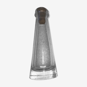 Old glass bottle blows