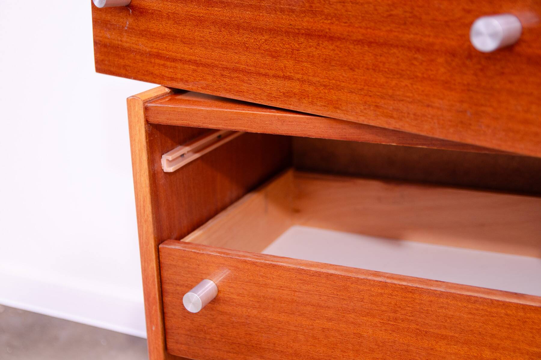 Pair of vintage nightstands, chest of drawers, UP Závody, 1980s