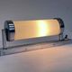 Bauhaus Chrome and Milk Glass Wall Lamp, 1940s - Czechoslovakia