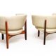 Two 1960s Danish Lounge Chairs In Rosewood By Sven Ellekaer
