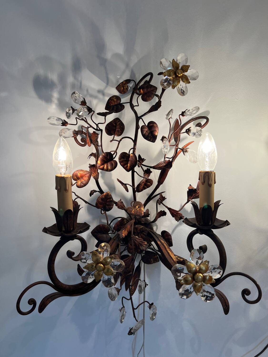 Pair of wall sconces