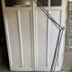 Grey metal floor lamp - industrial style