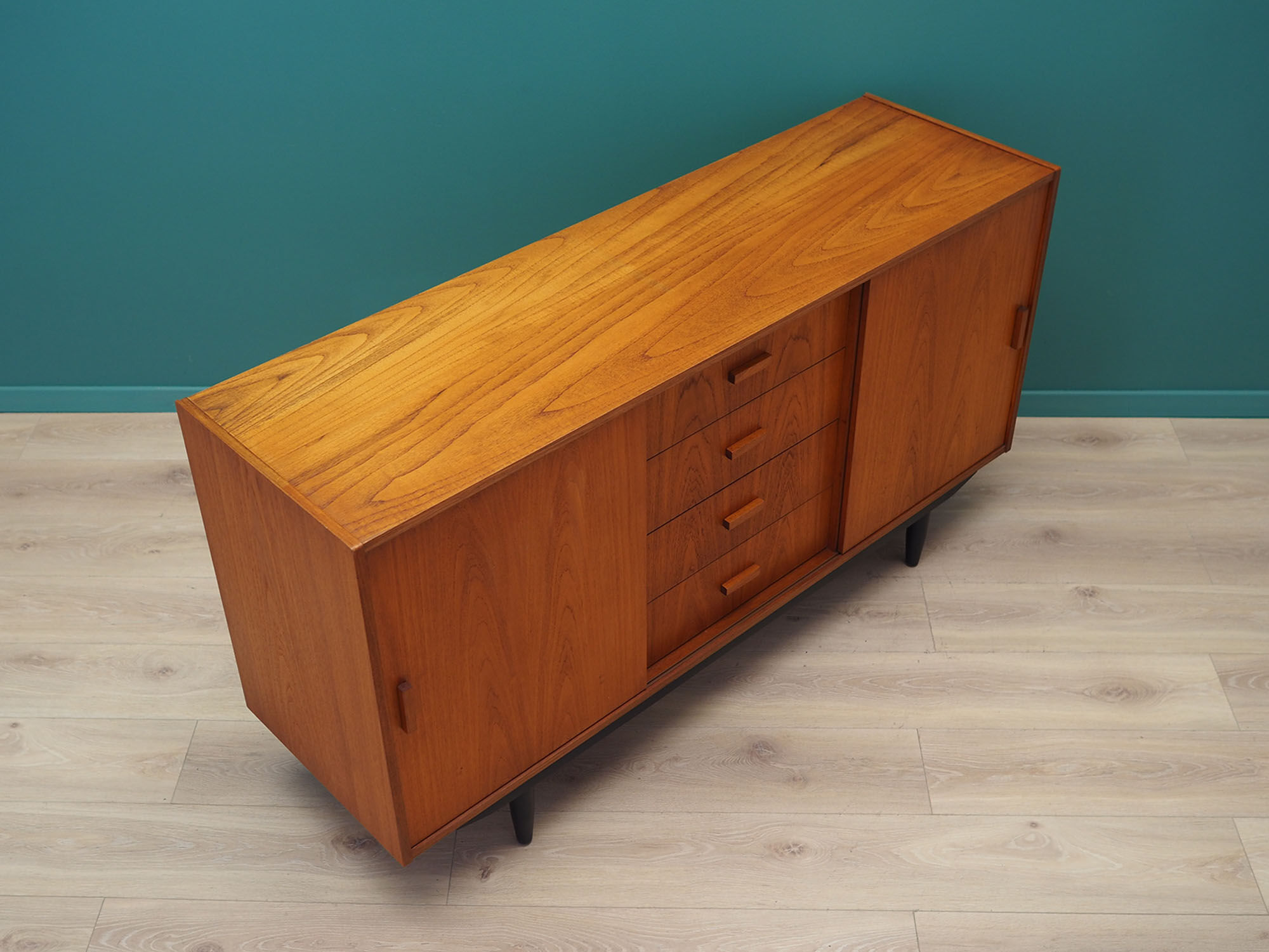Teak sideboard, Danish design, 1970s, production: Denmark