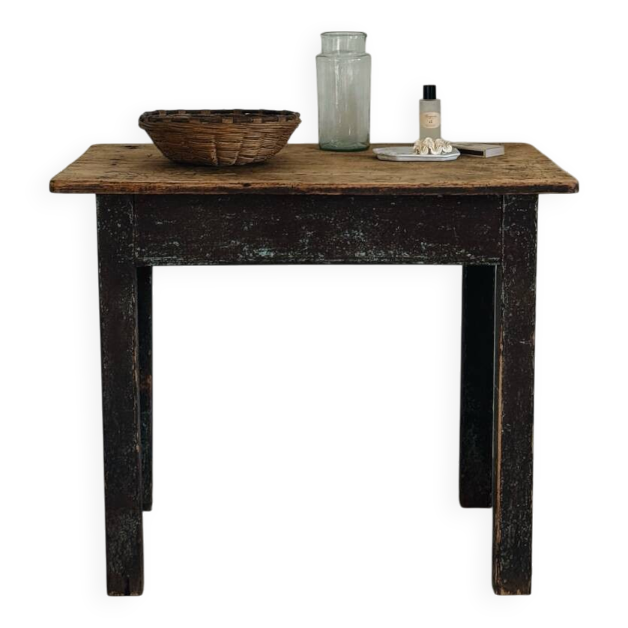 Wabi sabi patinated table