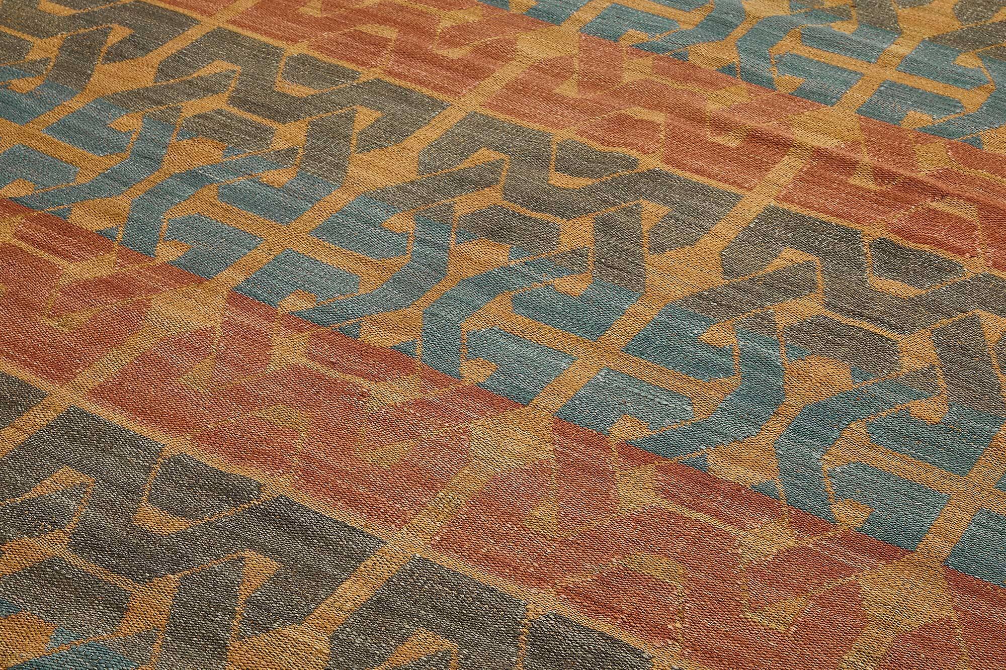 Contemporary Tribal Decorative Kilim 273 cm x 366 cm