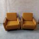 Pair vintage armchair