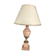 Lamp in pink marble and bronze