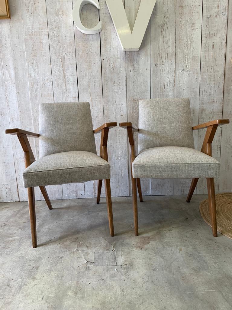 Pair of vintage armchairs