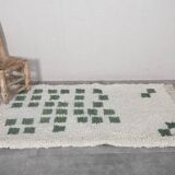 Traditional handmade pure wool rug, size 150 x 250 cm