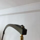 Wooden arc floor lamp circa 1970
