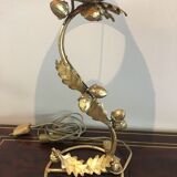 Golden lamp oak leaves