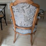 Louis XV style cabriolet armchair