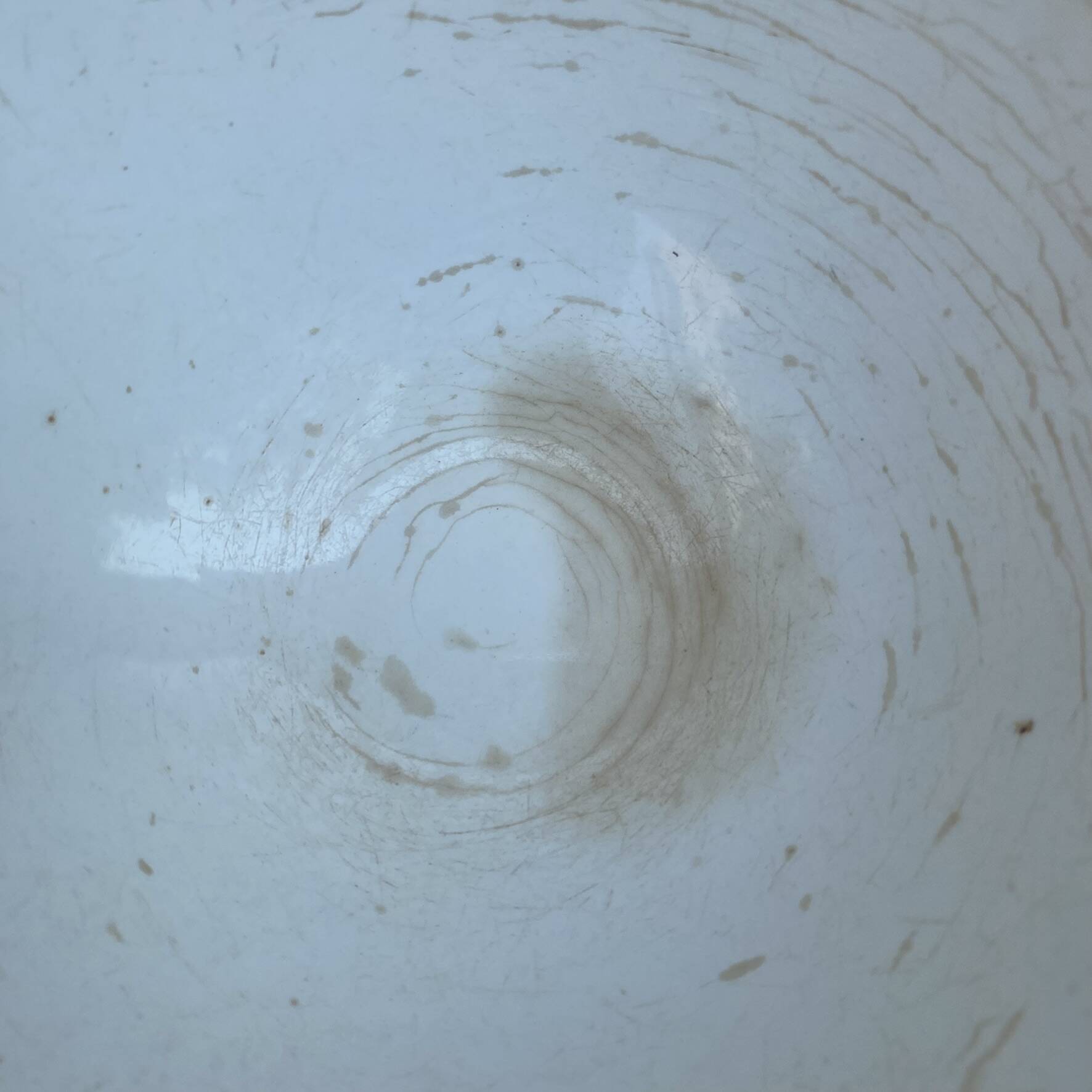 Large antique bowl Digoin Sarreguemines 1950s
