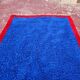 Authentic Beni Ouarain rug 250 x 180 cm – Cobalt blue and red – Piece