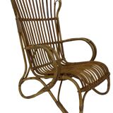 Ensemble de deux chaises en rotin modèle Belse 8 par Dirk van Sliedregt Rohe Noordwolde 1960