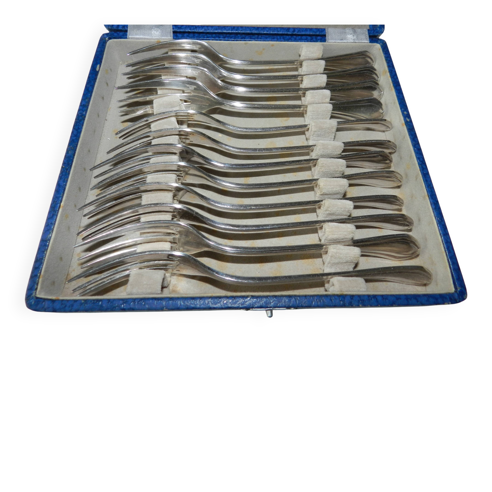 Christofle 12-piece cake fork set