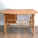 Rattan desk from around 1970.