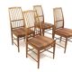 Set de 4 chaises "Napoli" David Rosén Nordiska Kompaniet, Suède, 1960