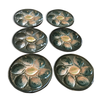 Plates in Oysters Barbotine Saint Clément