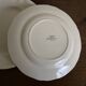 Set of 5 Sarreguemines ivory plates with gadroons 1960