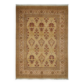 Turkish Handknotted Wool Oushak Rug 184 cm x 257 cm
