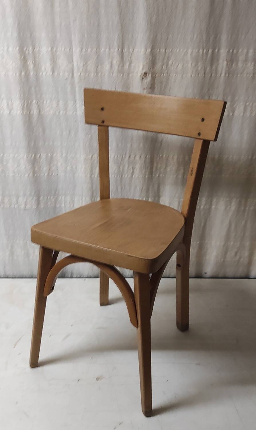Wooden children's desk and chair - mid-20th century