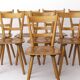 Set of 8 Vintage Tübingen Dining Chairs Schäfer Germany 1960s Mid Century