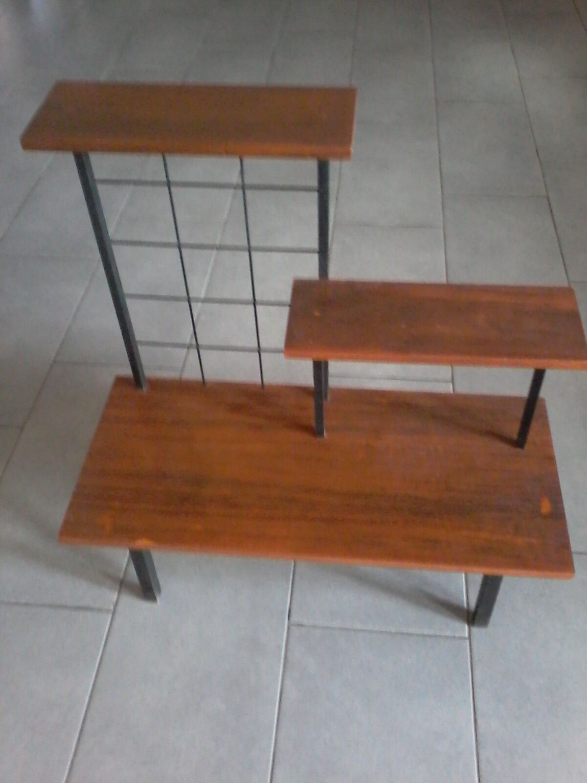Wood and iron shelf 1950