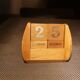 Perpetual wooden cube calendar - 1950s