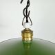 Industrial Green Enamel Light, 1930s