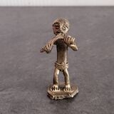 Ancient Akan weight for weighing gold in brass, in excellent condition.