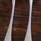 Set of 6 silver-plated metal soup spoons Uni Plat