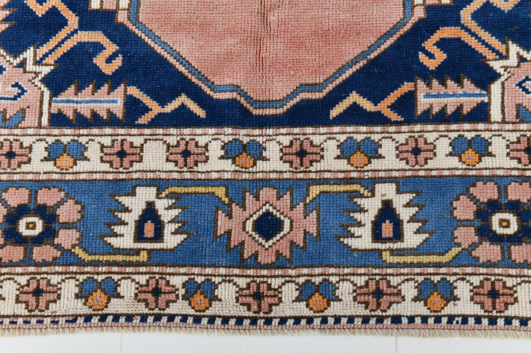 6x9 oushak vintage rug, 186x267cm