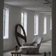 Vintage chaise longue / Sofa with floral upholstery, modern Danish design, 1950s